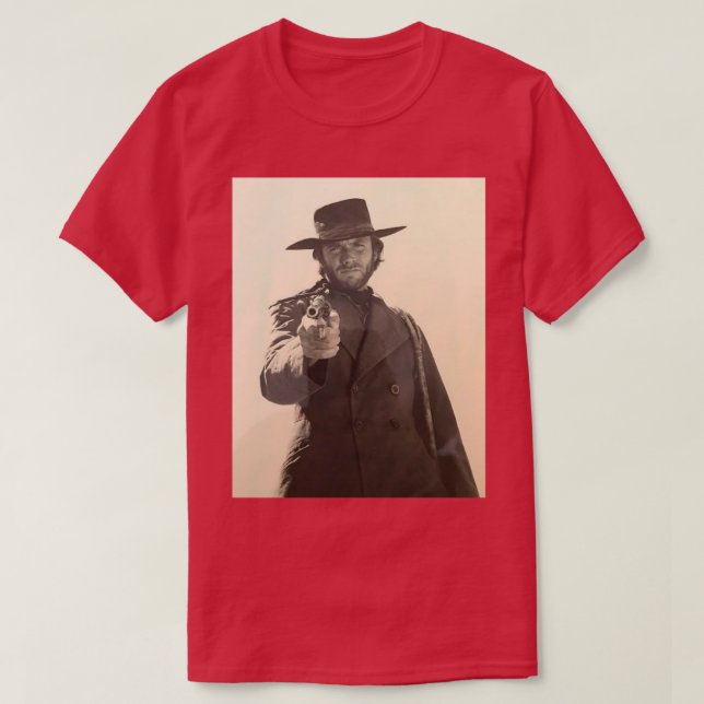 Camiseta Clint Eastwood High Plains Drifter 1973 (Frente do Design)