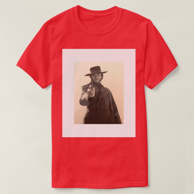 Camiseta Clint Eastwood - Secador De Episódios (1973) (Frente do Design)