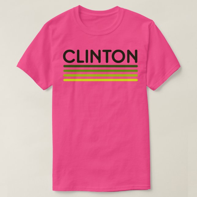 Camiseta Clinton (Frente do Design)