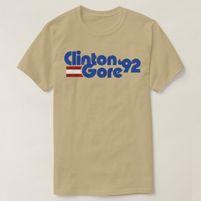 Camiseta Clinton Gore 1992 (Frente do Design)