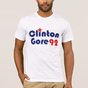 Camiseta Clinton Gore 92 Retro-Democrata