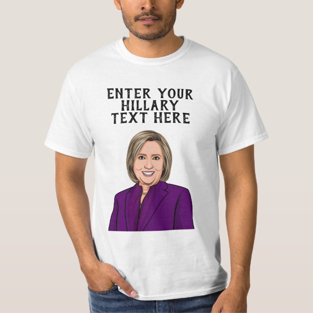 CAMISETA CLINTON HILLARY PERSONALIZADO (Frente)