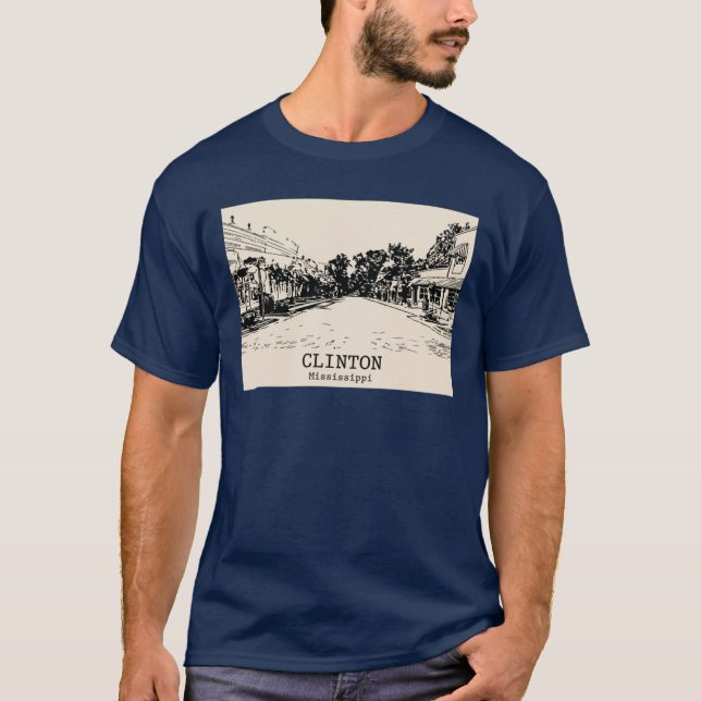 Camiseta Clinton Mississippi 1 (Frente)