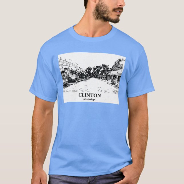 Camiseta Clinton Mississippi 2 (Frente)