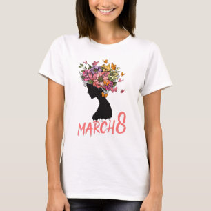 Camiseta Clip art do Dia Internacional da Mulher, 8 de mar