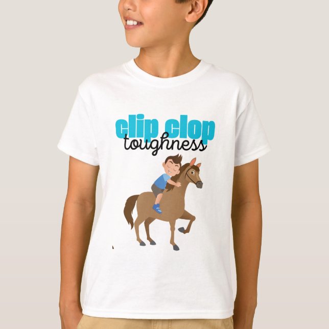 Camiseta clip clop boy hugs (Frente)