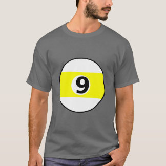Camiseta clipart de 9 bolas
