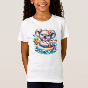 Camiseta Clipart de Sublimação de Coala de Verão