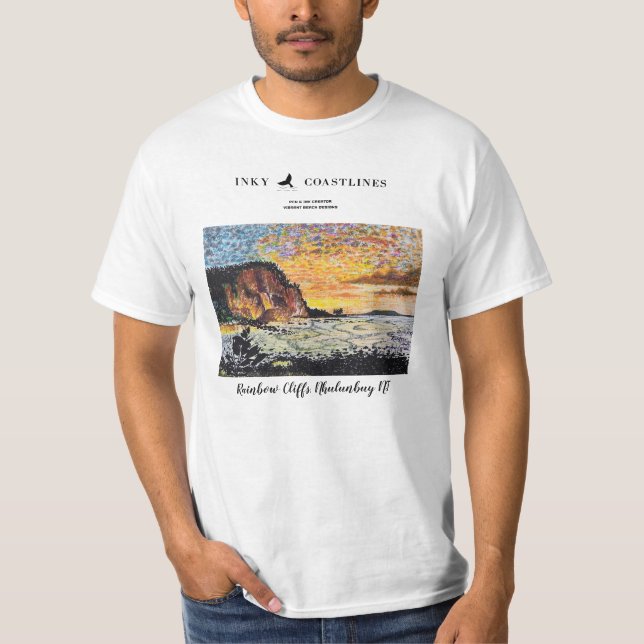 Camiseta Clipes arco-íris (Frente)