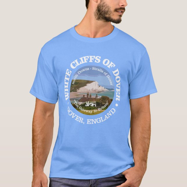 Camiseta Clipes brancos de Dover (rd) (Frente)