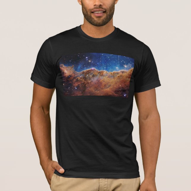 Camiseta Clipes Cósmicos Carina Nebula Space Telescope (Frente)