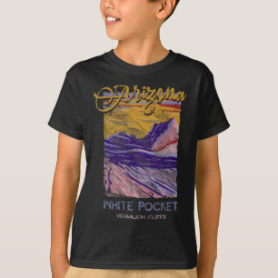 Camiseta Clipes de Vermilion Brancos Arizona Az Grand Can