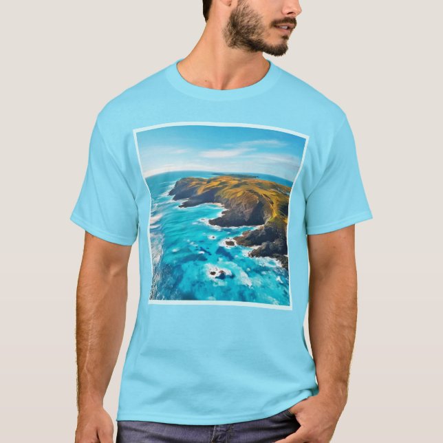 Camiseta Clipes Oceânicos: Curta Selvagem (Frente)