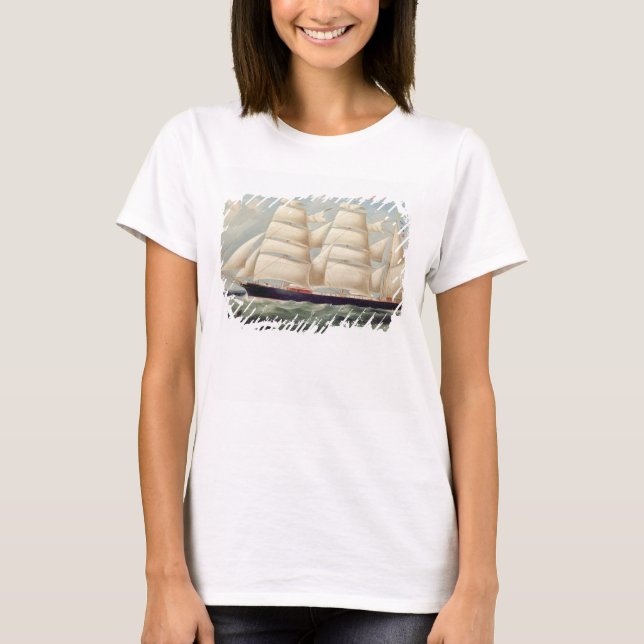 Camiseta Clipper Barque "Clendovey" (óleo na canvas) (Frente)