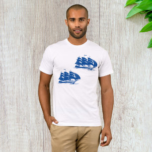 Camiseta Clipper Náutico do Navio Vintage