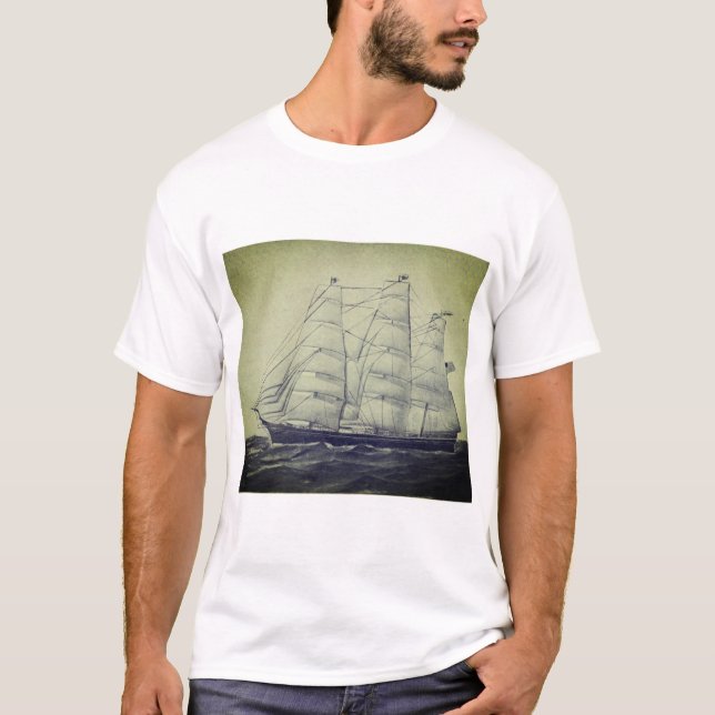 Camiseta Clipper Ship Young America 1853 (Frente)