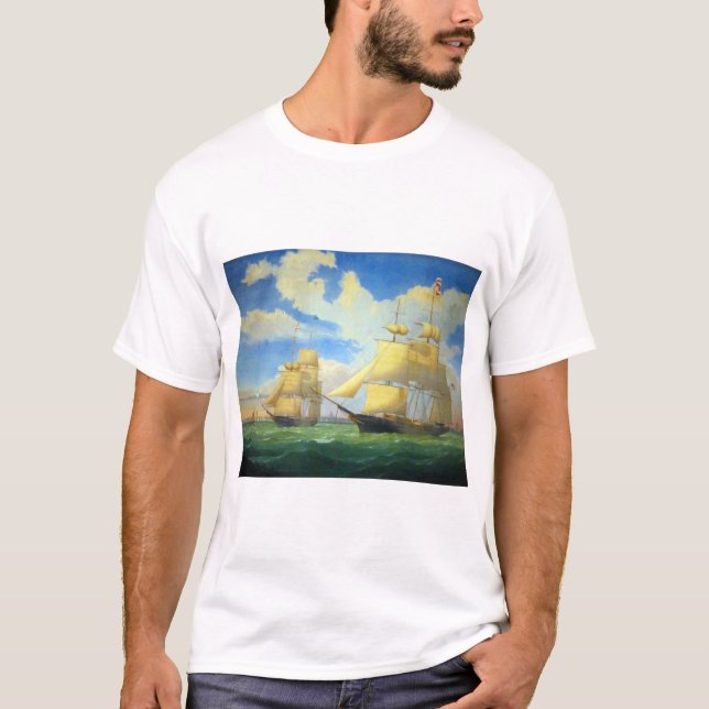 Camiseta Clipper ships Fitz Henry Lane 1853 (Frente)