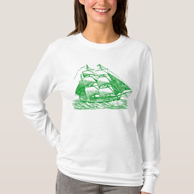 Camiseta Clipper - Verde Grass (Frente)