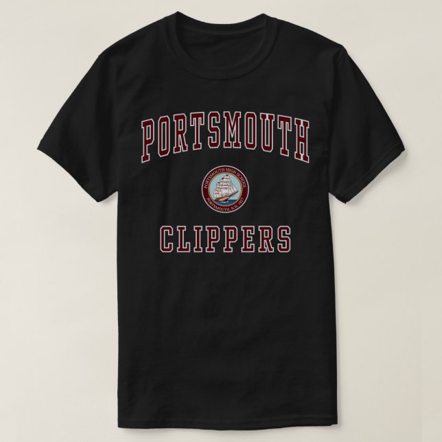 Camiseta Clippers do Segundo grau Portsmouth (Frente do Design)