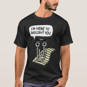 Camiseta Clippy, estou aqui para te acender bem