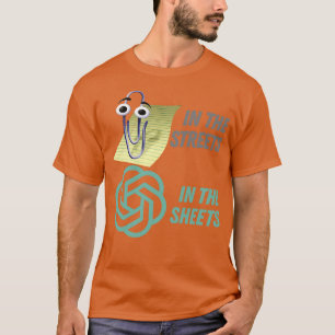 Camiseta Clippy In The Sheets Chat GPT In The Streets