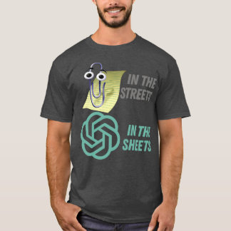 Camiseta Clippy In The Sheets Chat GPT In The Streets