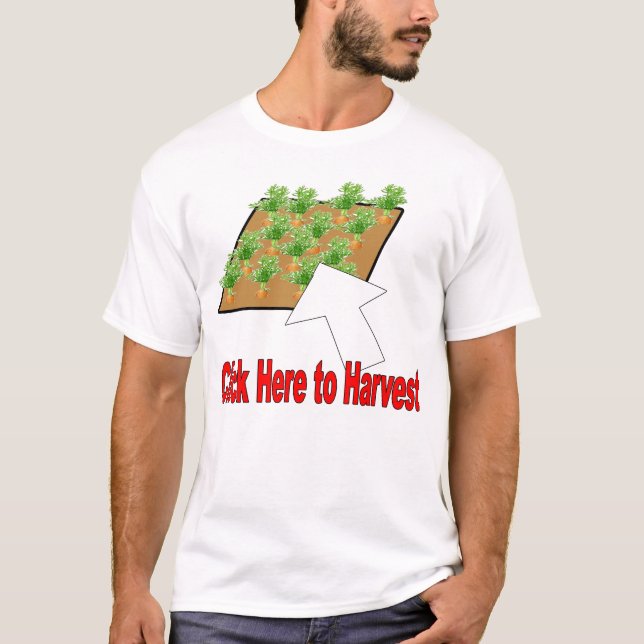 Camiseta clique à colheita (Frente)