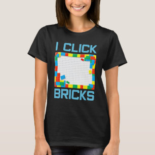 Camiseta Clique em Bricks Creative Building Block Set Maste