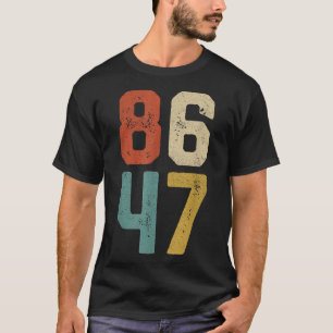 Camiseta Clique em Estilo de Vintagem Retroativa 80s 86 47