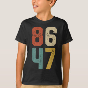 Camiseta Clique em Estilo de Vintagem Retroativa 80s 86 47