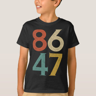 Camiseta Clique em Estilo Vintage 80s Estilo 86 47 Anti Tru