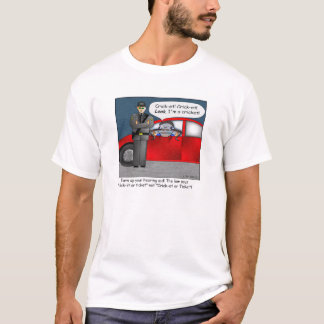 Camiseta Clique o ou o t-shirt dos desenhos animados do