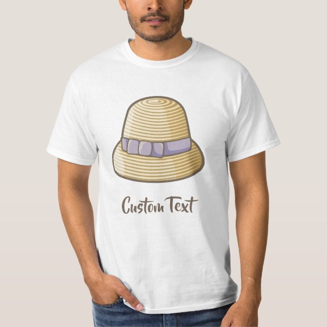 Camiseta Cloche Hat Beige (Frente)