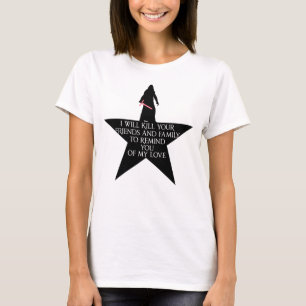 Camiseta Clone 4, vou matar seu amigo e sua família para