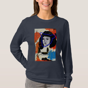 Camiseta Clone abstrato órfão do preto   MK - projeto Leda