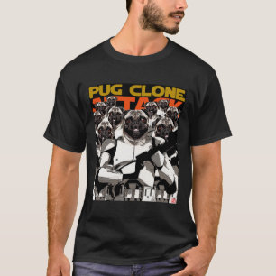 Camiseta Clone Pug Clone 629