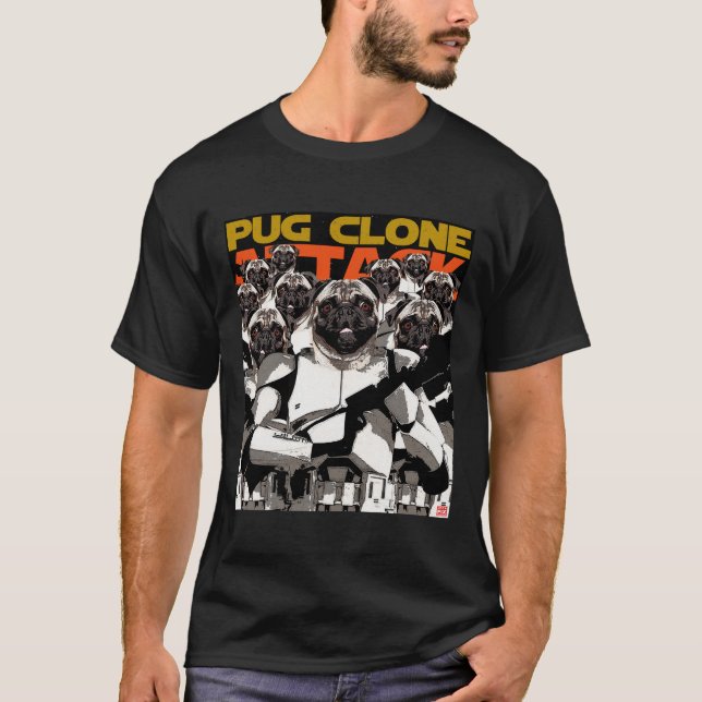 Camiseta Clone Pug Clone 629 (Frente)