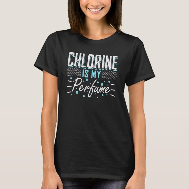 Camiseta Cloro É Minha Natação Perfume 1 (Frente)