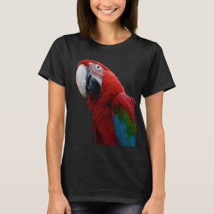 Camiseta Close-up de uma Arara-canindé