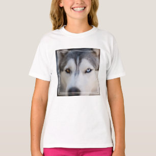 Camiseta Closeup Stoic Gaze de um Alasca Malamute