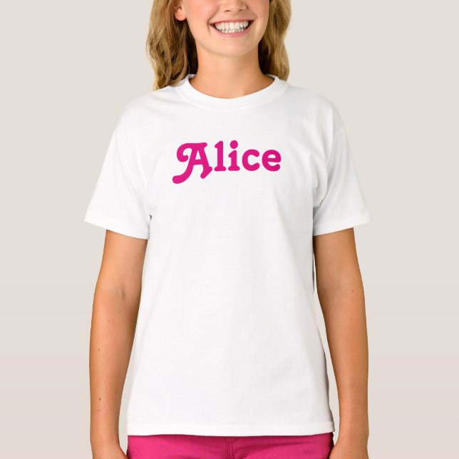 Camiseta Clothing Girls Alice (Frente)