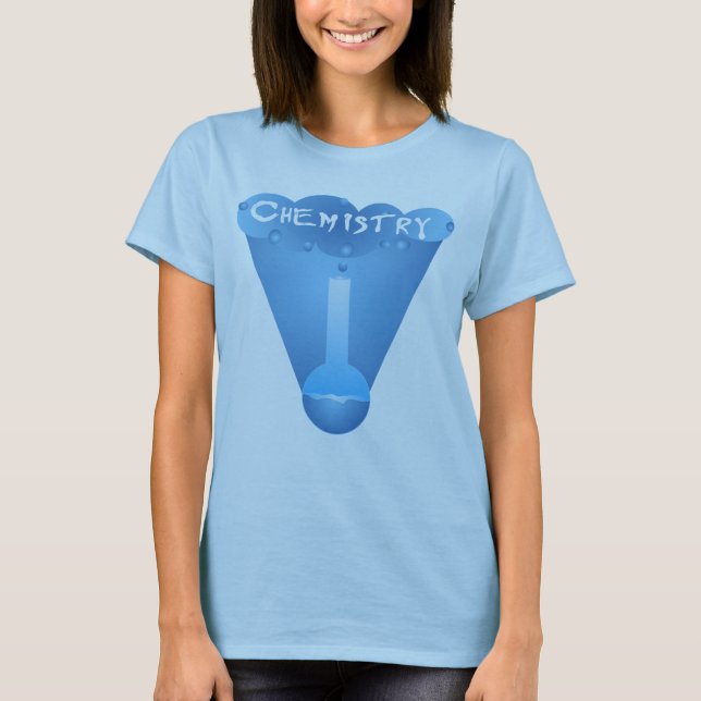 Camiseta Cloud Beaker de Química (Frente)