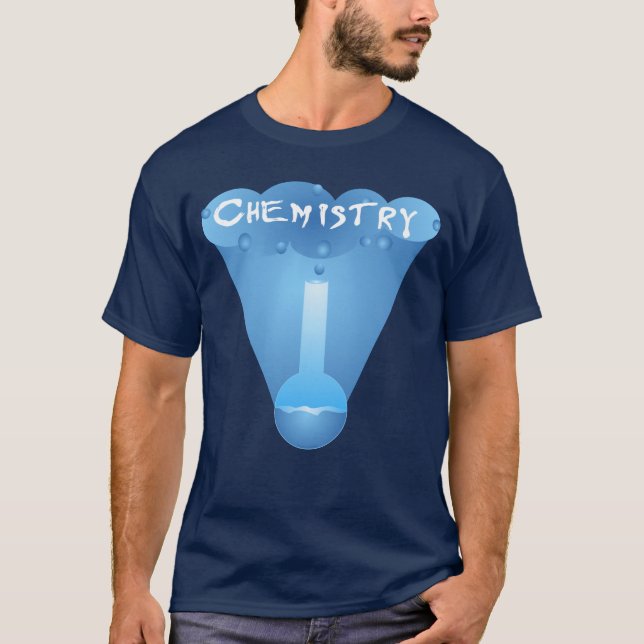 Camiseta Cloud Beaker de Química (Frente)