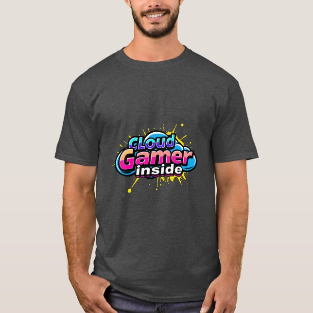 Camiseta Cloud gamers inside  (Frente)