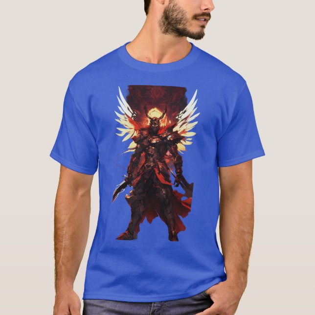 Camiseta 'Cloud Guardian: The Digital Devil Angel' (Frente)