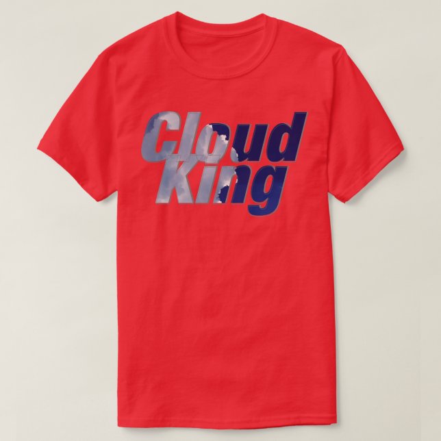 Camiseta Cloud King (Frente do Design)