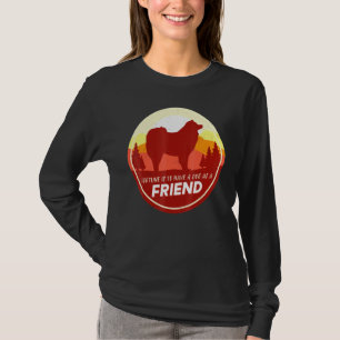Camiseta Cloud Spitz American Eskimo Dog