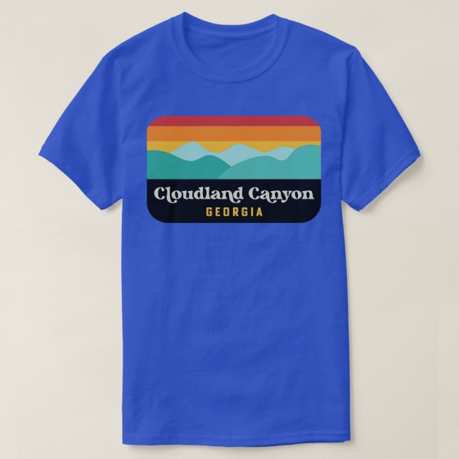 Camiseta Cloudland Canyon State Park Georgia Camping (Frente do Design)