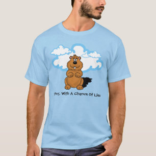 Camiseta Cloudy Groundhog Day