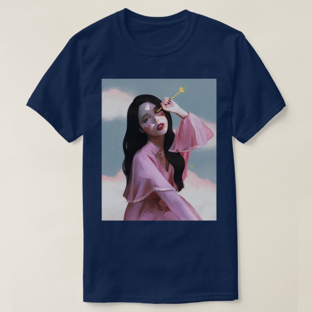 Camiseta Cloudy Love (Frente do Design)